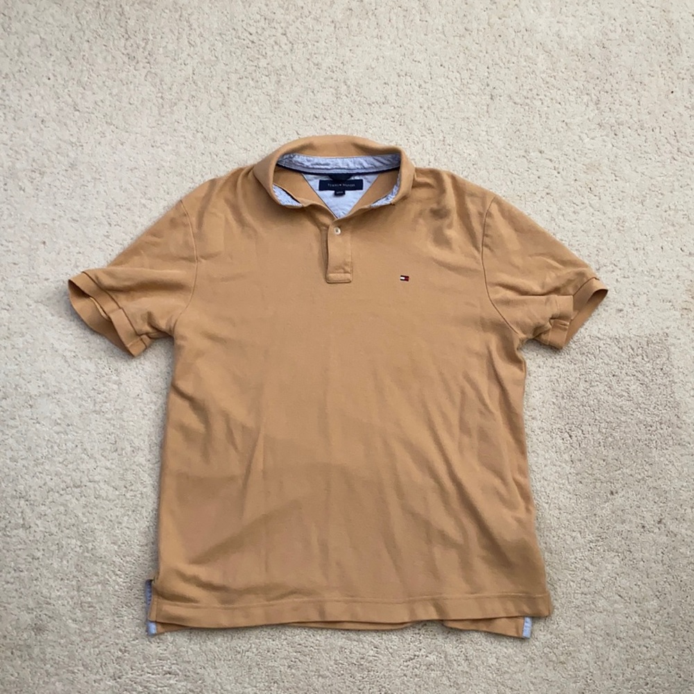 Light Brown Vintage Tommy Hilfiger Polo